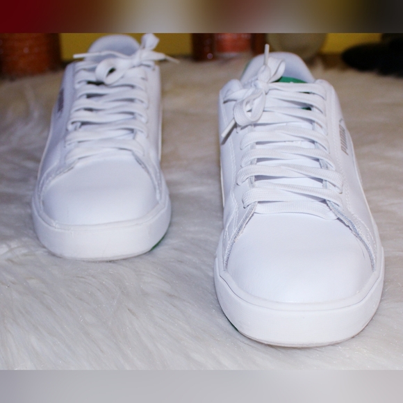 PUMA Women's 11 Serve Pro Lite SoftFoam+ White Green Tennis Shoes Sneakers - Picture 5 of 16